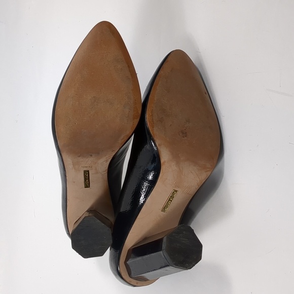 Louise et Cie Landon Block Heel Pumps Black Size 10 - Picture 6 of 8